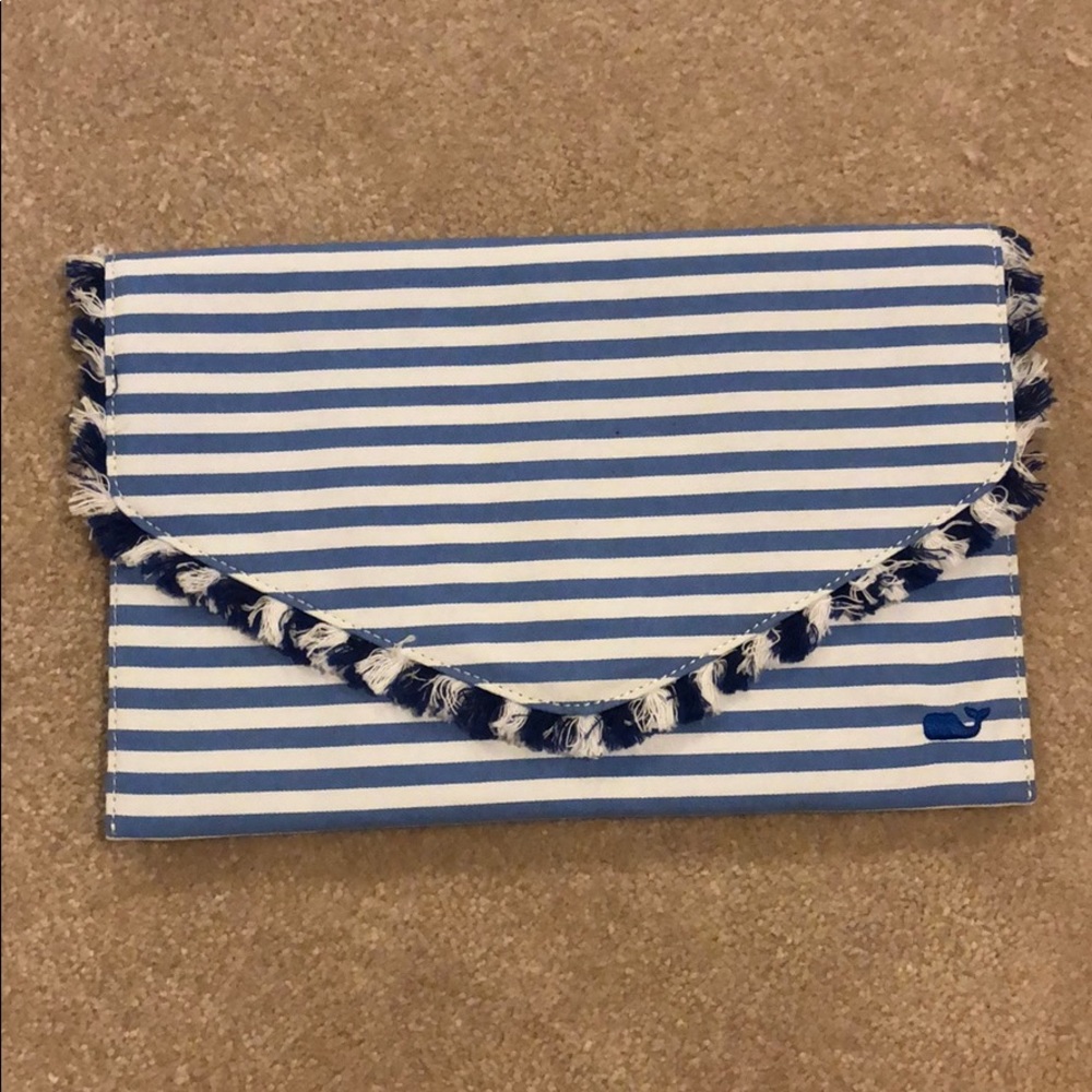 Vineyard Vines Striped Clutch Handbag